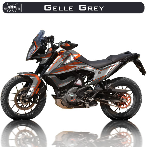 For KTM Adventure 390 2020-2022 Gelle Grey