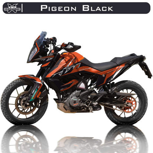 For KTM Adventure 390 2020-2022 Pigeon Black