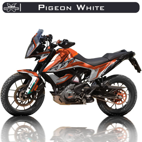 For KTM Adventure 390 2020-2022 Pigeon White