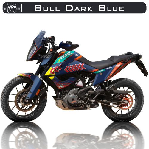 For KTM Adventure 390 2020-2022 Bull Dark Blue