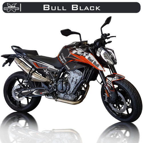 For KTM Duke 790, 890 2017-2022 Bull Black