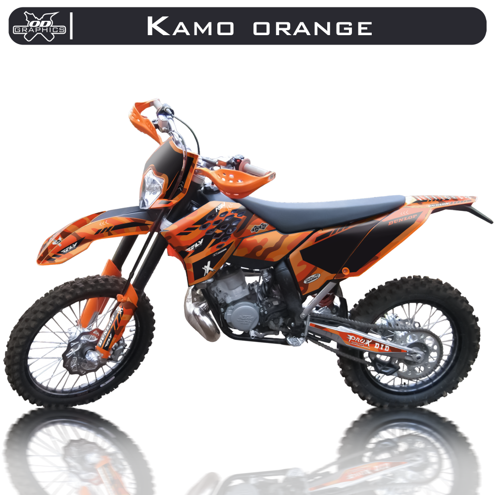 For KTM EXC EXC-F 125,150,250,350,450 2008-2011 Kamo orange