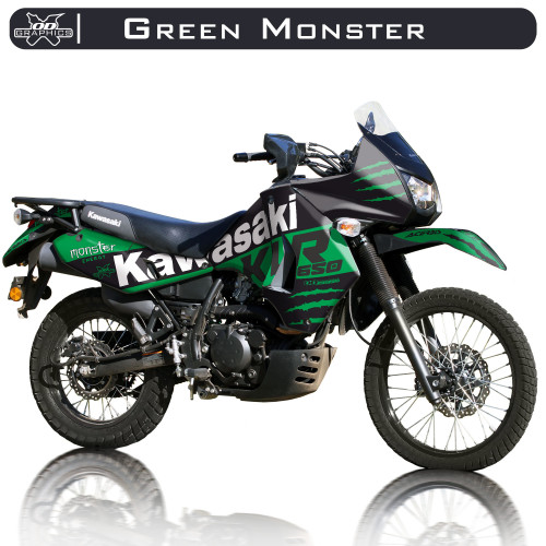 Kawasaki KLR 650 2008-2018 Green Monster