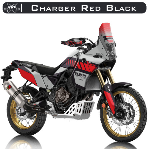 Yamaha Tenere 700 2019-2022 Charger Red Black