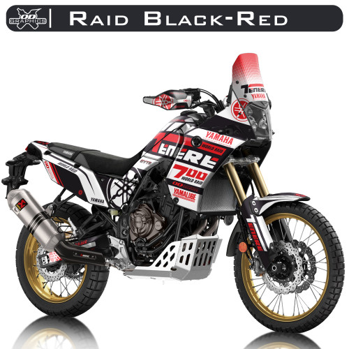 Yamaha Tenere 700 2019-2022 Raid Black-Red
