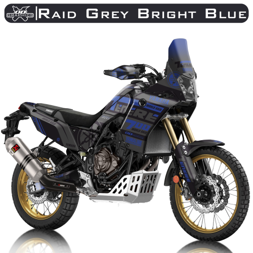Yamaha Tenere 700 2019-2022 Raid Grey Bright Blue