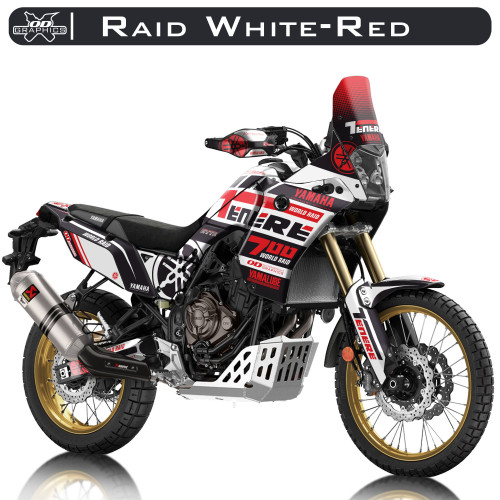 Yamaha Tenere 700 2019-2022 Raid White-Red