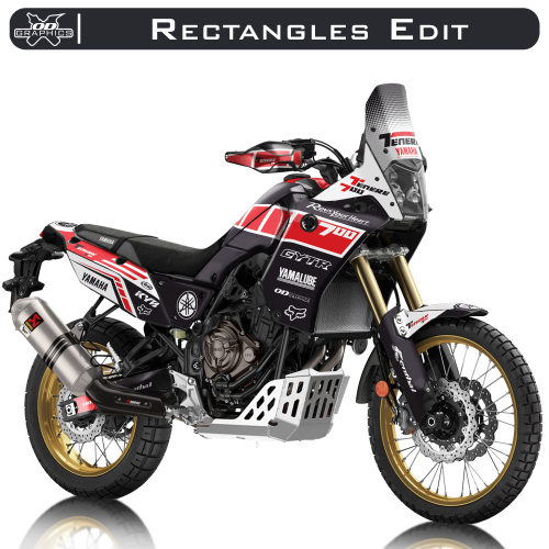 Yamaha Tenere 700 2019-2022 Rectangles Edit