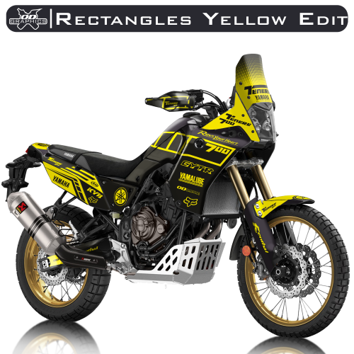 Yamaha Tenere 700 2019-2022 Restangles Yellow Edit
