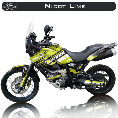Yamaha Tenere XT660Z 2008-2016 Nicot Lime