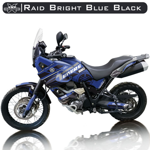 Yamaha Tenere XT660Z 2008-2016 Raid Bright Blue Black