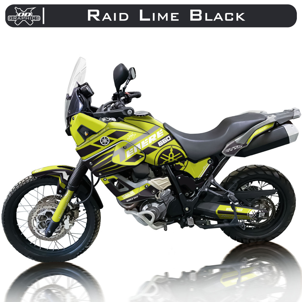 Yamaha Tenere XT660Z 2008-2016 Raid Lime Black