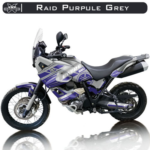 Yamaha Tenere XT660Z 2008-2016 Raid Purpule Grey