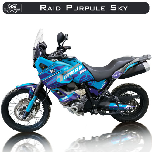 Yamaha Tenere XT660Z 2008-2016 Raid Purpule Sky