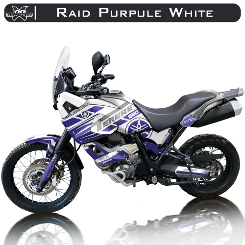 Yamaha Tenere XT660Z 2008-2016 Raid Purpule White
