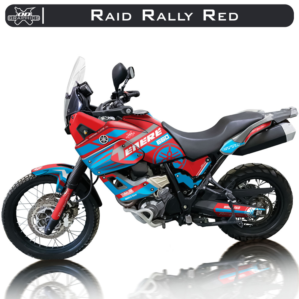 Yamaha Tenere XT660Z 2008-2016 Raid Purpule Red