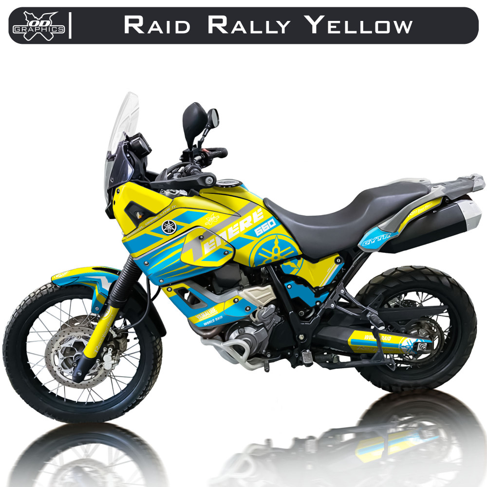 Yamaha Tenere XT660Z 2008-2016 Raid Rally Yellow