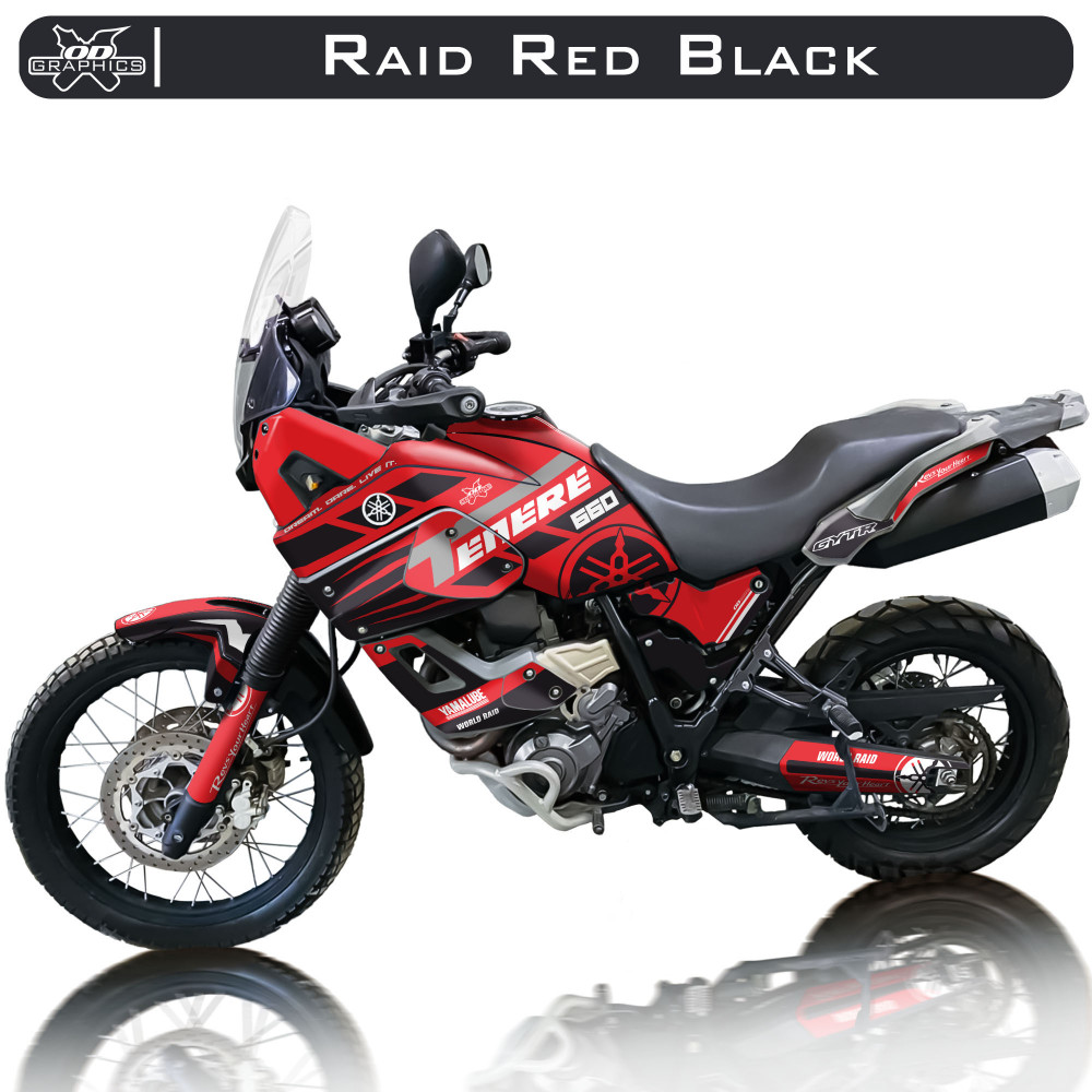 Yamaha Tenere XT660Z 2008-2016 Raid Red Black