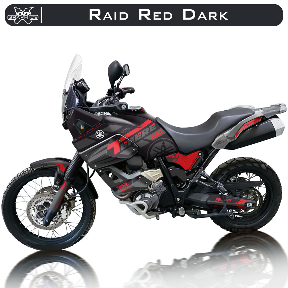 Yamaha Tenere XT660Z 2008-2016 Raid Red Dark