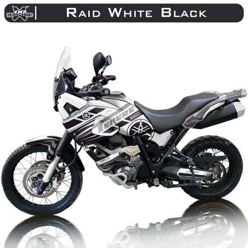 Yamaha Tenere XT660Z 2008-2016 Raid White Black