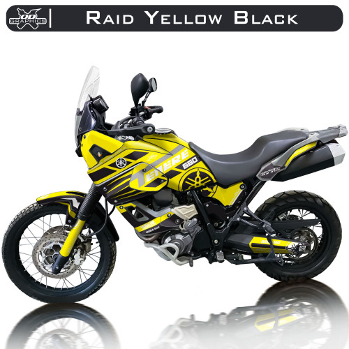 Yamaha Tenere XT660Z 2008-2016 Raid Yellow Black