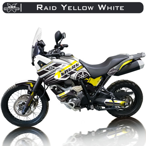 Yamaha Tenere XT660Z 2008-2016 Raid Yellow White
