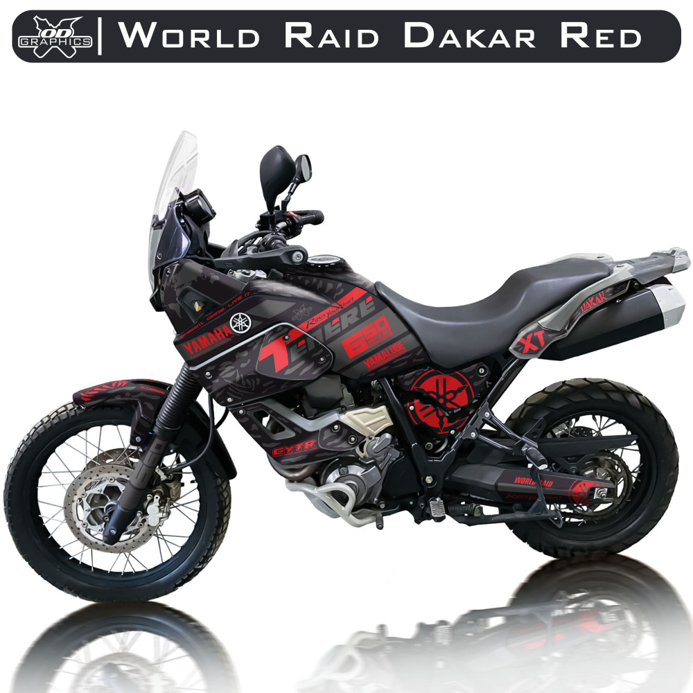 Yamaha Tenere XT660Z 2008-2016 World Raid Dakar Red