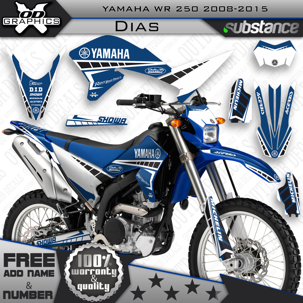 Yamaha WR250 X,R 2008-2015 Dias
