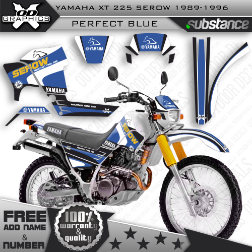 Yamaha XT 225 Serow 1989-1996 Perfect Blue