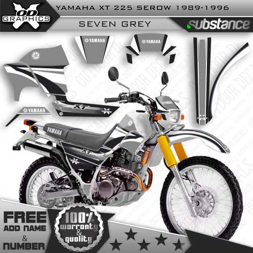 Yamaha XT 225 Serow 1989-1996 Seven Grey