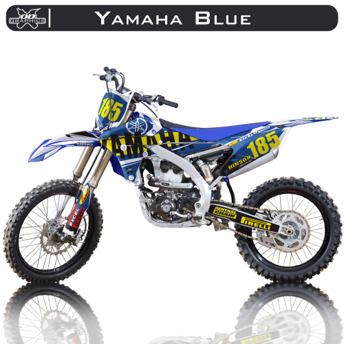 Yamaha YZF 250 2014-2018, 450 2014-2017 Yamaha Blue