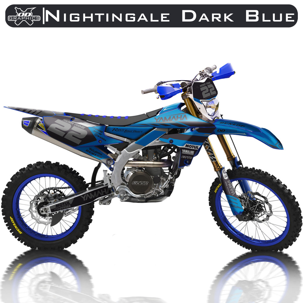 Yamaha WRF 250 2020-2022, 450 2019-2022 Nightingale Dark Blue