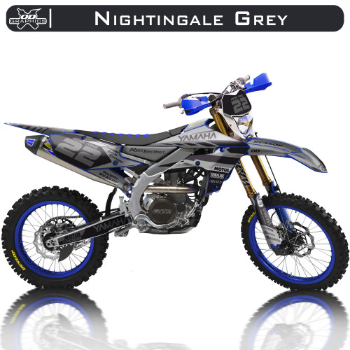 Yamaha WRF 250 2020-2022, 450 2019-2022 Nightingale  Grey