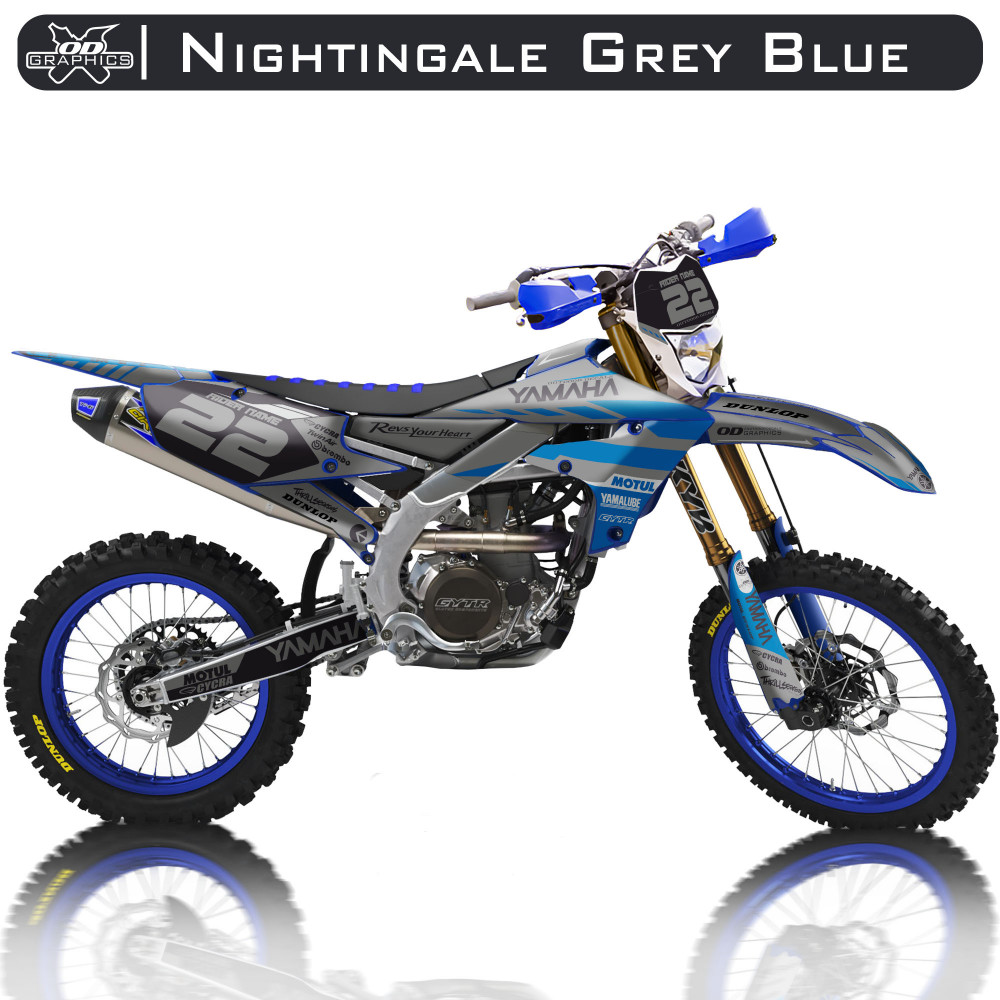 Yamaha WRF 250 2020-2022, 450 2019-2022 Nightingale Grey Blue