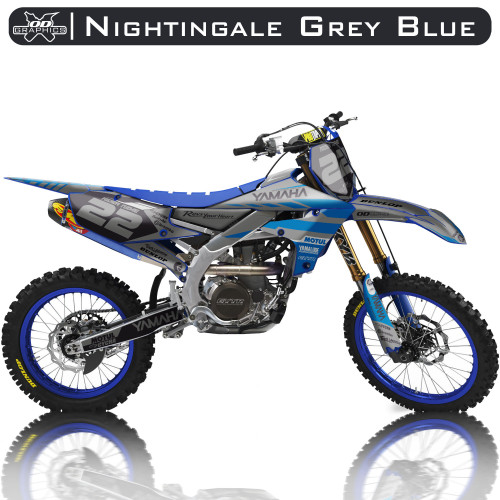 Yamaha YZF 250 2019-2022, 450 2018-2022 Nightingale Grey Blue