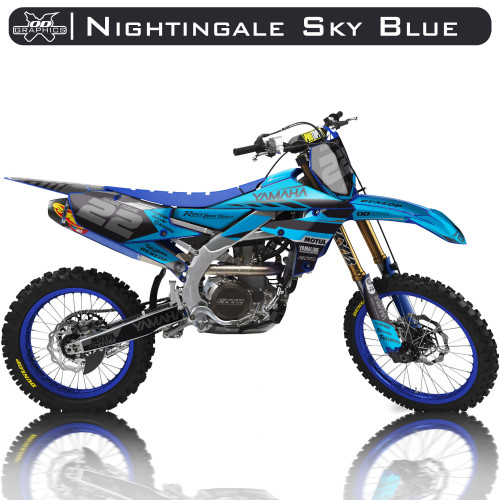 Yamaha YZF 250 2019-2022, 450 2018-2022 Nightingale Sry Blue