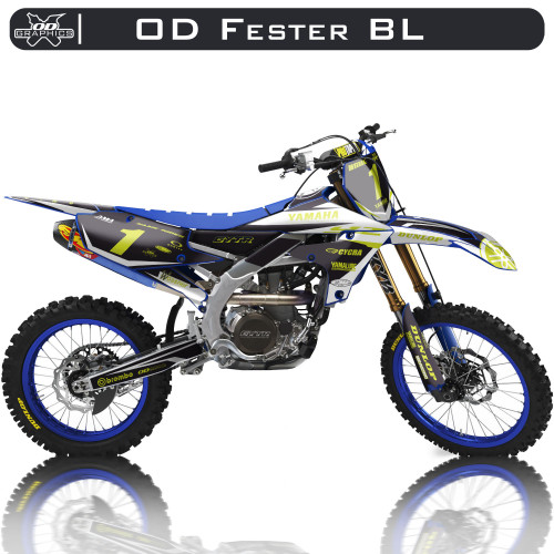 Yamaha YZF 250 2019-2022, 450 2018-2022 OD Fester BL