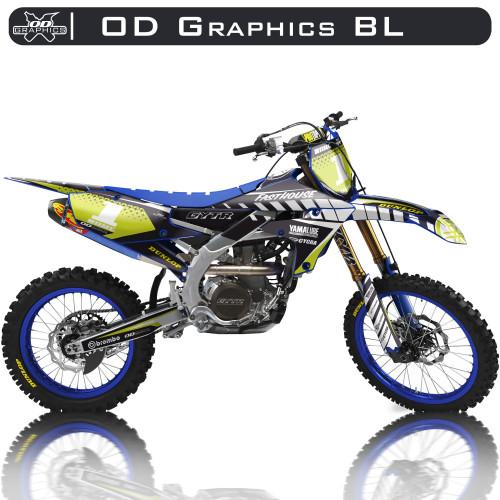 Yamaha YZF 250 2019-2022, 450 2018-2022 OD Graphics BL